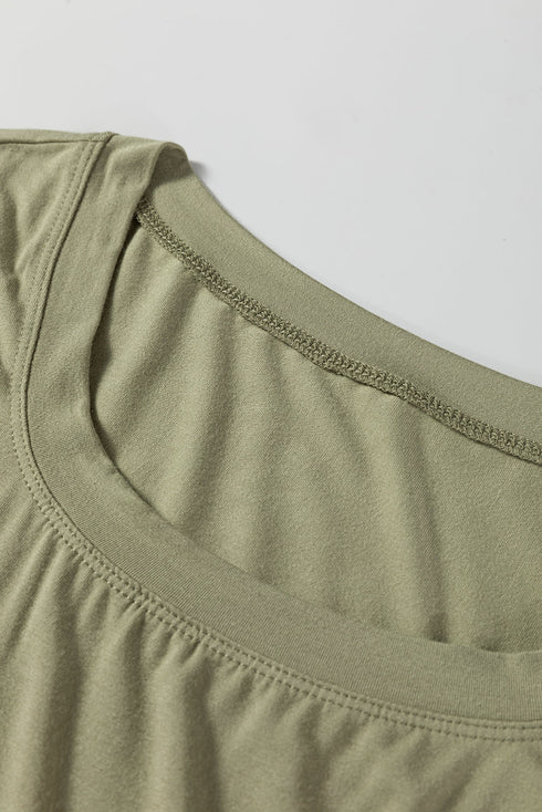 Classic Fitted Viscose Blend Long Sleeve Layering Top