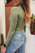 Classic Fitted Viscose Blend Long Sleeve Layering Top