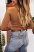 Classic Fitted Viscose Blend Long Sleeve Layering Top