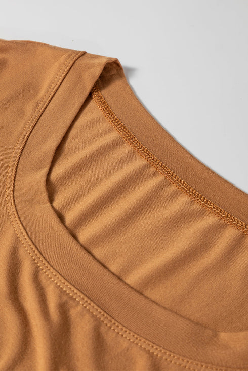 Classic Fitted Viscose Blend Long Sleeve Layering Top