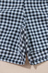 Classic Gingham Printed High Waist Casual Shorts