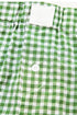 Classic Gingham Printed High Waist Casual Shorts