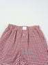 Classic Gingham Printed High Waist Casual Shorts