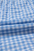 Classic Gingham Printed High Waist Casual Shorts