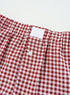 Classic Gingham Printed High Waist Casual Shorts