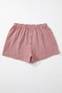 Classic Gingham Printed High Waist Casual Shorts