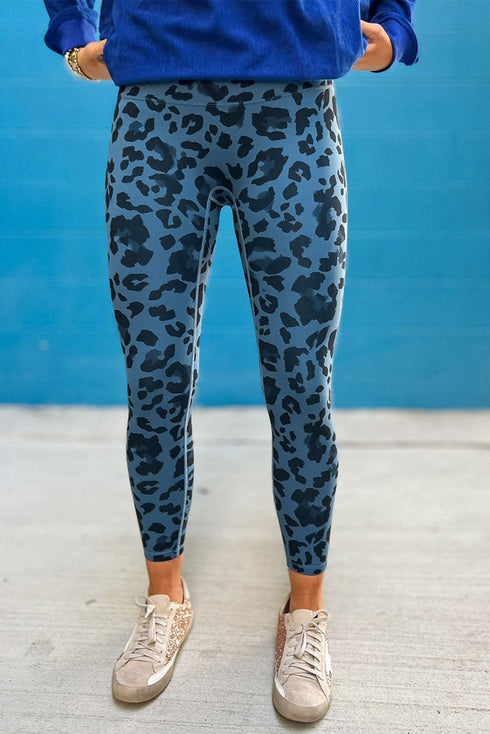 Classic Leopard Print Active Leggings