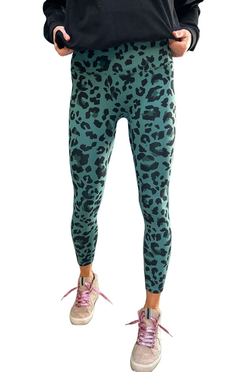 Classic Leopard Print Active Leggings