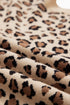 Classic Leopard Print Ribbed Crew Neck Sweater