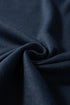 Classic Notch V Neck Patch Pocket Long Sleeve Top