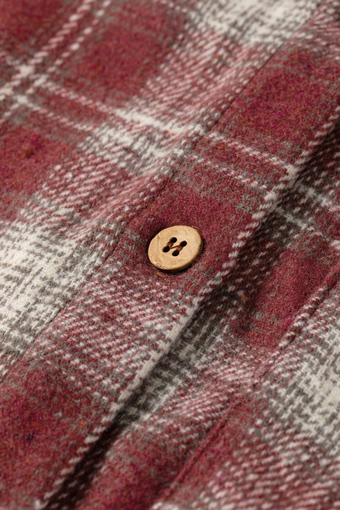 Classic Plaid Long Sleeve Button Down Everyday Shirt