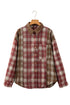 Classic Plaid Long Sleeve Button Down Everyday Shirt