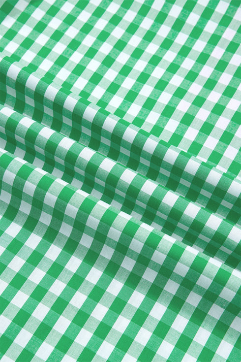 Classic Plaid Pattern A Line Midi Dress