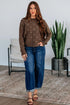 Classic Polka Dot Crew Neck Knit Sweater