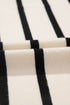 Classic Stripe Button Front Collared Knit Cardigan