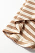 Classic Striped Ribbed Knit Sleeveless Tank Top
