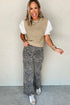 Classic Textured Knit Crew Neck Sweater Vest