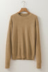 Classic Textured Knit Crewneck Long Sleeve Pullover Sweater