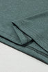 Classic V Neck Petal Sleeve Soft Knit T Shirt