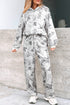 Classic Woodland Camouflage Print Hoodie And Sweatpants Pant Sets