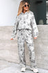 Classic Woodland Camouflage Print Hoodie And Sweatpants Pant Sets