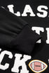 Classy Until Kickoff Graphic Long Sleeve Pullover Sweatshirt