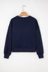 Classy Until Kickoff Graphic Long Sleeve Pullover Sweatshirt