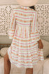 Coastal Breeze Ruffled Bohemian Dress