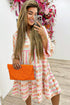 Coastal Breeze Ruffled Bohemian Dress