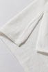 Coffee Beach Repeat Rolled Edge Graphic Sweater
