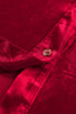 Collared Button Front Long Sleeve Velvet Shirt Dress