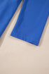 Collared Tab Sleeve Zip Up Flap Detail Casual Jacket