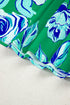 Collared V Neck Ruffled Cap Sleeve Shift Floral Dress