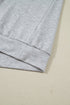 Collared V Neck Tee Drawstring Elastic Waist Short Sets