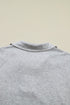 Collared V Neck Tee Drawstring Elastic Waist Short Sets