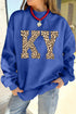Collegiate Graphic Drop Shoulder Relaxed Pullover Sweatshirt