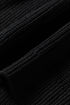 Collegiate Stripe Trim Ribbed V Neck Sweater