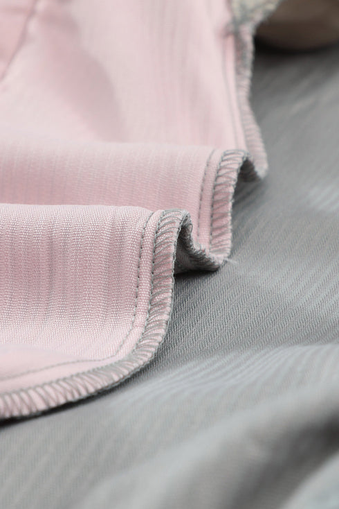 Color Block Button Shirt With Pocket