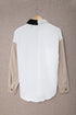 Color Block Button Shirt With Pocket