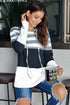 Color Block Drawstring Hoodie