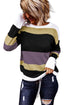 Color Block Knit Sweater
