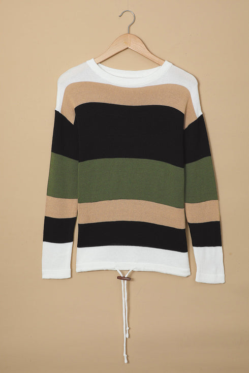 Color Block Knit Sweater