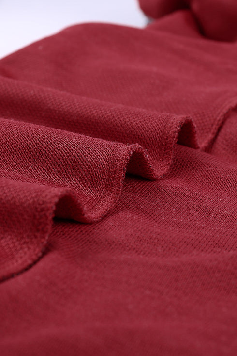 Color Block Leopard Long Sleeves Hoodie