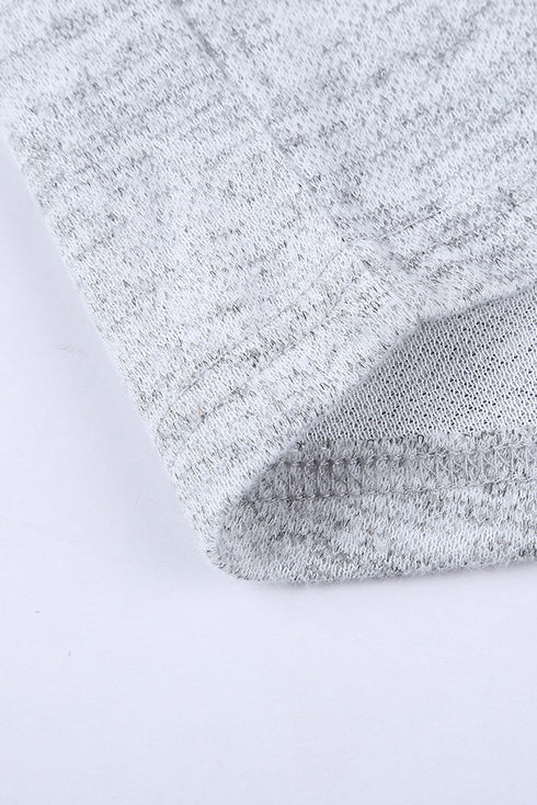 Color Block Leopard Long Sleeves Hoodie