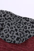 Color Block Leopard Long Sleeves Hoodie