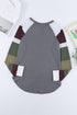 Color Block Long Sleeves Pullover Top