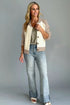 Color Block Raglan Sleeve Button Front Knit Cardigan