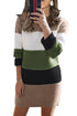 Color Block Sweater Dress