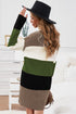 Color Block Sweater Dress