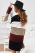 Color Block Sweater Dress